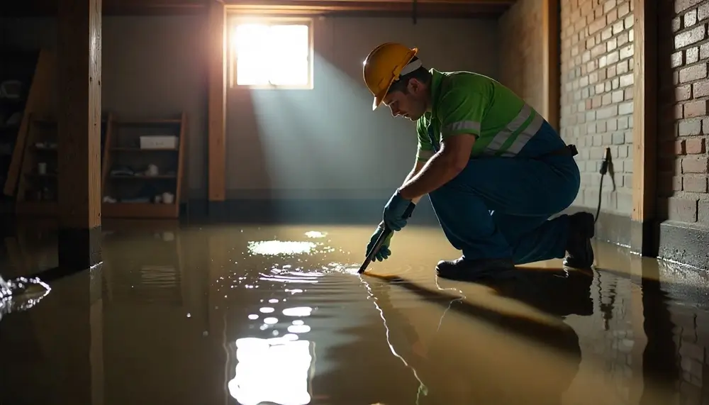 Professional water damage restoration services in Brookesmith, TX